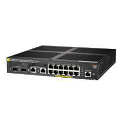 Switch HP Aruba 2930f 12g PoE+ 2g, 2SFP+ (12 puertos RJ45 10/100/1000 PoE+, 2 sin PoE y 2SFP+) 139 watts