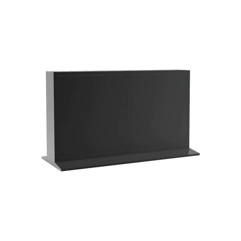 Pedestal modular para videowall de Hikvision, soporta pantalla LCD de 55 pulgadas
