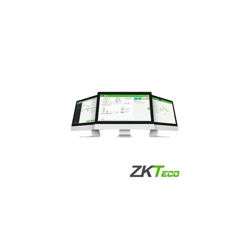 Modulo vitalicio ZK, de asistencia para BioSecurity, 2000 usuarios, 5 terminales,