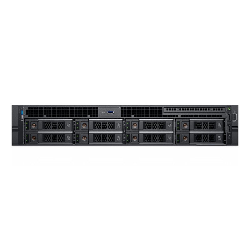 Servidor Dell PowerEdge de rack R740 xeon silver 4210 2.2 GHz, 16GB, 1TB SATA, fuente redundante 750 w, DVD-ROM, no sistema oper