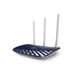 Router inalámbrico TP-Link ac750 dual band 2.4GHz a 300mbps y 5GHz a 433mbps 4 puertos LAN 10/100 1 puerto WAN 10/100 y 3 antena