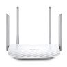 Router inalámbrico TP-Link AC1200 banda dual (2.4GHz a 300mbps y 5GHz a 867mbps) 4 puertos LAN 10/100 1 puerto WAN 10/100 y 4 an