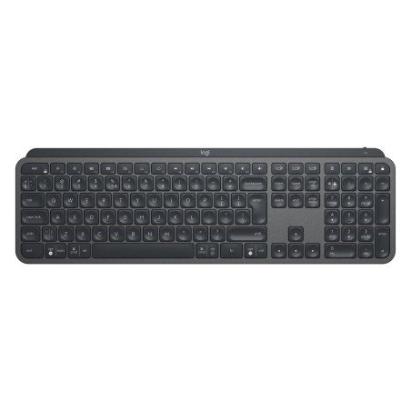Teclado Logitech MX keys iluminado Master series inalámbrico bluetooth USB-c USB