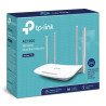 Router inalámbrico TP-Link AC1200 banda dual (2.4GHz a 300mbps y 5GHz a 867mbps) 4 puertos LAN 10/100 1 puerto WAN 10/100 y 4 an