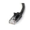 Cable de red ethernet snagless sin enganches cat 6 cat6 gigabit 5m - negro - Startech.com mod. N6patc5mbk