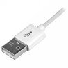 Cable 1m lightning 8 pin a USB a 2.0 para Apple iPod iPhone iPad - blanco - Startech.com mod. USBlt1mw