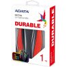 Disco Duro Externo Adata HD770G - 1 TB, USB 3.2 Gen 1, 2.5", Rojo Disco Duro Externo Adata HD770G - 1 TB, USB 3.2 Gen 1, 2.5", Rojo