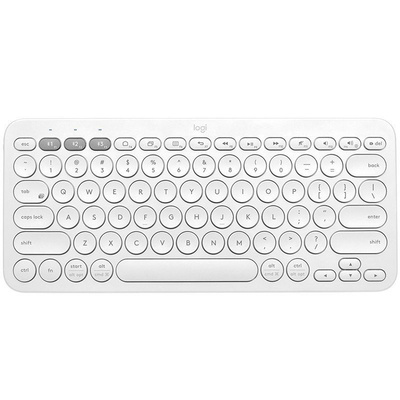 Teclado MULTI-DEVICE BLUETOOTH Logitech K380 - Inalámbrico, Blanco