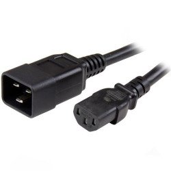 Cable de Alimentación para PC StarTech.com PXTC13C20146 - C13 a C20, Macho/hembra, 1.8 m, Negro, 15 A