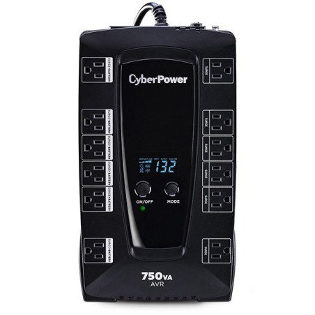 No break, UPS con regulador Cyberpower avr 760 va 450 watts