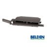 Panel de parcheo Belden AX100041 montaje en rack 1u negro
