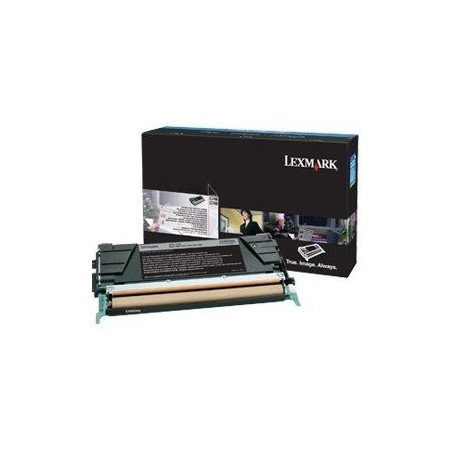 Tóner láser Lexmark, color negro, alto rendimiento, hasta 16,000 páginas, 5% de cobertura