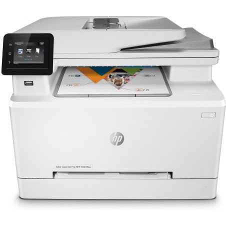 Impresora Multifuncional HP LaserJet Pro MFP M283fdw color, 21 ppm (B/N y color), Ethernet, WiFi, dúplex, 2,500 pag x mes