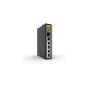 Switch Industrial PoE+ no administrable de 5 Puertos 10/100/1000 Mbps (4 Puertos son PoE+) + 1 puertos SFP, 90 W