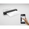 Escáner portátil inalámbrico Epson WorkForce ES-60W, 1200 x 1200 DPI, 