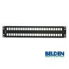 Panel de parcheo Belden ax103115 de 48 puertos, 2u, negro (vacío)