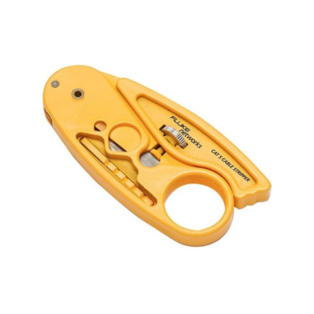 Cortador y desforrador ajustable para cables redondos, de teléfono y datos UTP/STP y otros cables flexibles