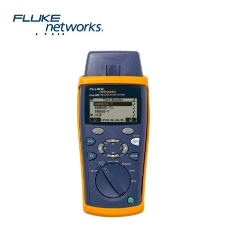 Probador de Cable de red (calificación) Fluke networks CIQ-100 con adaptador wiremap y funda de transporte