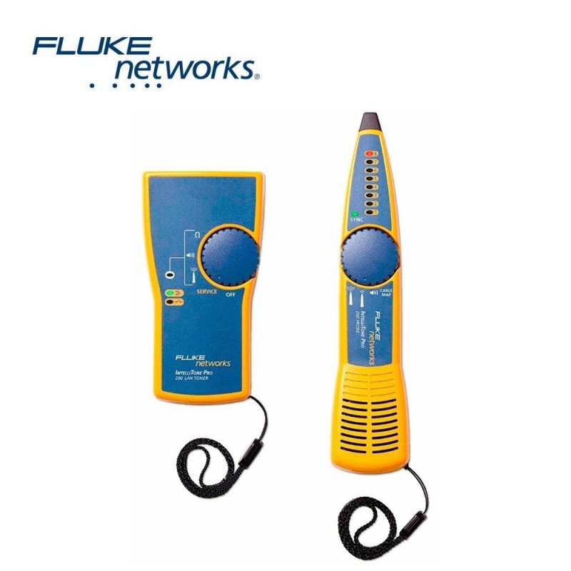 Generador de tonos de cableado de redes Fluke networks mt-8200-60-kit RJ-45 RJ-11 coaxial