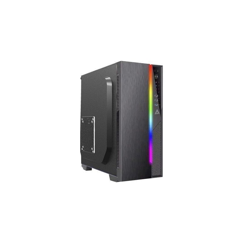 Gabinete Acteck-x, torre micro aTX, mini iTX, RGB, USB 3.0, fuente de 