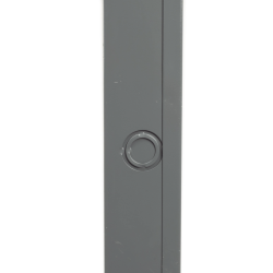 Ducto cuadrado embisagrado 6.5 x 6.5 cm, fabricado en lámina de acero al carbón, hasta 67 cables cat6, incluye cople y tornillos