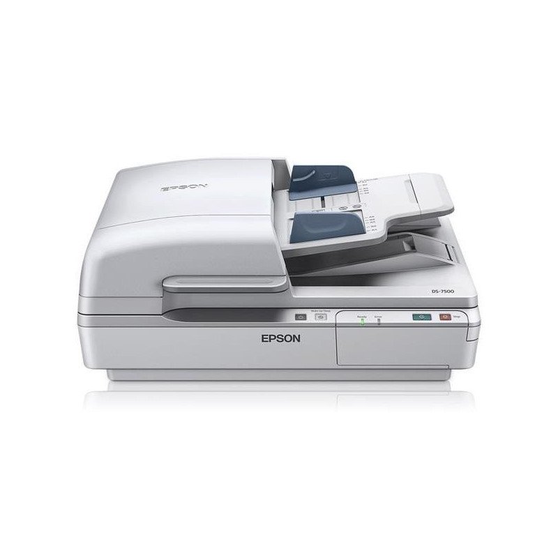 Scanner Epson WorkForce DS-7500, 40 ppm/80 IPM, 1200 DPI,48 bits, cama plana, USB, adf, dúplex