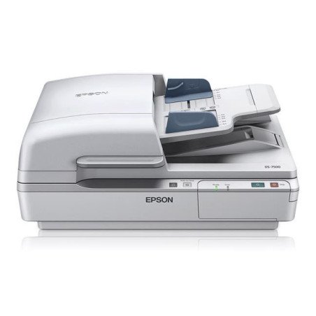 Scanner Epson WorkForce DS-7500, 40 ppm/80 IPM, 1200 DPI,48 bits, cama plana, USB, adf, dúplex