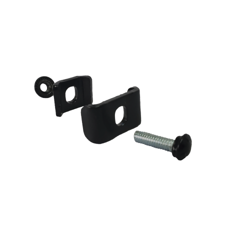 Kit 1 para unir tramos de charolas, con baño de pintura epóxica color negro