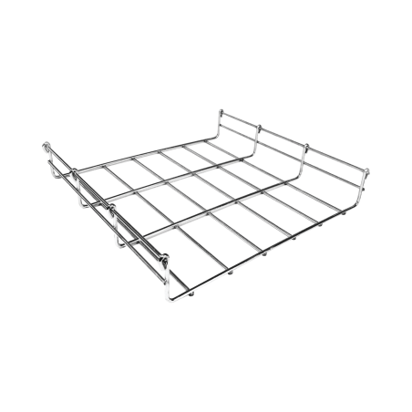 Charola versión light mallafils 54, 300 mm, con acabado electro zinc, tramo 3 m