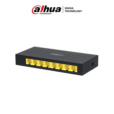 Switch gigabit 8 puertos, no administrable, switching 16g, con protección de descargas,