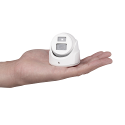 Ultra mini turret turbo 1080p, gran angular, lente 2.8 mm, 20 mts IR e