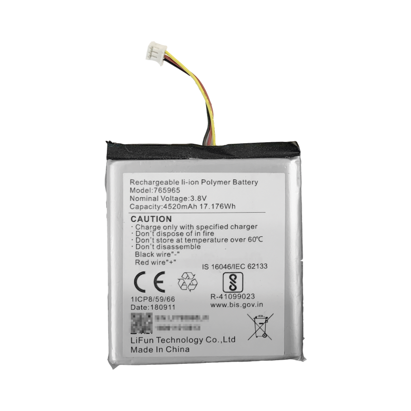 Batería de respaldo para panel de alarma Hikvision, 4520 mah