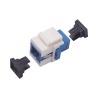 Acoplador keystone de fibra óptica monomodo SC, PC simplex a SC, PC si