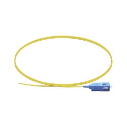 Pigtail de fibra óptica monomodo SC, UPC, simplex de 2 metros