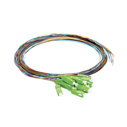 Kit de 12 pigtails SC, APC monomodo 2 metros