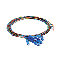 Kit de 12 pigtails SC, UPC monomodo 2 metros