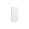 Placa de pared ciega universal, color blanco