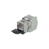 Módulo Jack stp keystone toolless (sin herramienta) cat6a con tapa