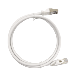 Patch cord cat6a 10g blindado 7.0m (22.96 ft) blanco