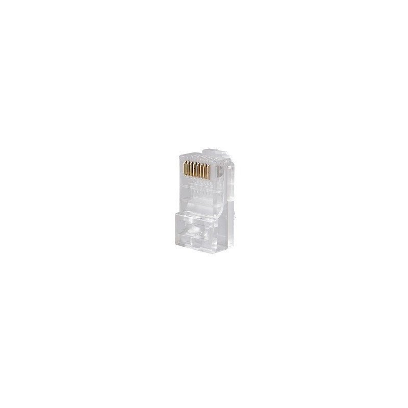 Conector RJ-45 para cable FTP, STP categoría 5e - blindado con pin a tierra