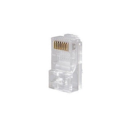 Conector RJ-45 para cable FTP, STP categoría 5e - blindado con pin a tierra