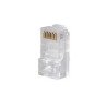 Conector RJ-45 para cable FTP, STP categoría 5e - blindado con pin a tierra