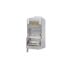 Conector RJ-45 para cable FTP, STP categoría 5e - blindado con pin a tierra