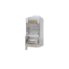 Conector RJ-45 para cable FTP, STP categoría 5e - blindado con pin a tierra