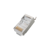Conector RJ-45 para cable FTP, STP categoría 5e - blindado con pin a tierra