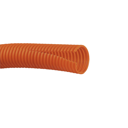 Tubo corrugado abierto para protección de cables, 1in (25.4 mm) de diá