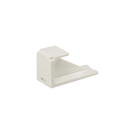Módulo de tapa ciega (inserto ciego), mini-com, color blanco