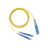 Jumper de fibra óptica monomodo 9/125 OS2, LC-SC dúplex, ofnr (riser), color amarillo, 3 metros Jumper de fibra óptica monomodo 9/125 OS2, LC-SC dúplex, ofnr (riser), color amarillo, 3 metros