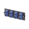 Placa acopladora de fibra óptica fap, con 3 conectores SC dúplex (6 fibras), para fibra monomodo os1, OS2, color azul