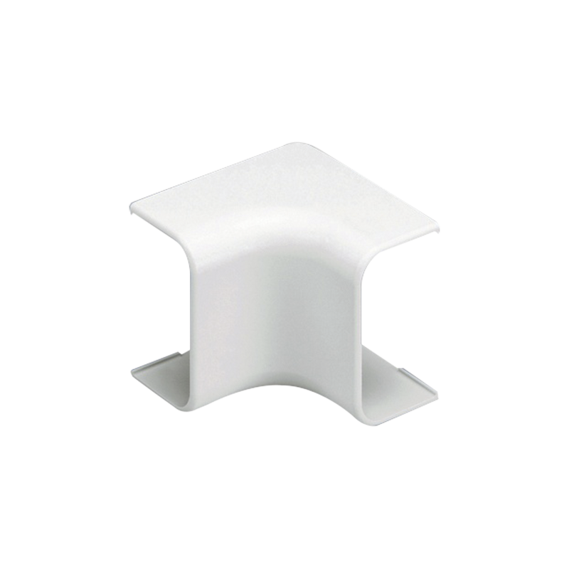 Esquinero interior, para uso con canaleta LD3, material ABS, color blanco mate